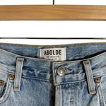 AGOLDE Women’s Jaime High Rise Distressed Straight Jeans in Light Wash Size 26 Photo 4