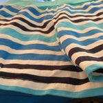 Addison Bay FINAL MARKDOWN  Striped Blue and Black Women's Shorts small Photo 3