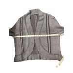 Peter Nygard  Silver Sparkle Metallic Open Cardigan Size XL Photo 6