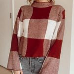 Plaid Checkered Sweater Multiple Photo 0