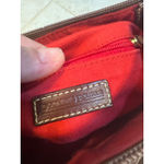 Dooney & Bourke  Small East West Slouch Suede Shoulder Bag Camel Brown Photo 9