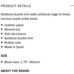 Stuart Weitzman  Britain Buckle Suede Boot 9.5 blk Photo 13