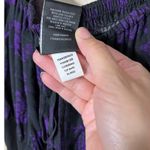 Cosmic Aura Black Purple Rose Maxi Dress Square Neck‎ Size 2X Photo 6