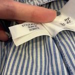 J. Crew Blue and White Striped Sleeveless Top Size 8 Photo 4