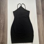 Susana Monaco New x Revolve Halter Neck Body-Con Mini Dress Medium Black Photo 1
