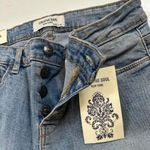 NWT Creative Soul Jeans Womens 7/8 28x22 Blue Light Wash Faded Straight Leg Size 28 Photo 3