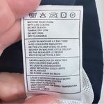 Nike 90s Streetwear Vintage Navy Blue and Yellow Logo Windbreaker Womens Size M Photo 11