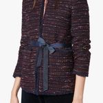 LK Bennett LK Bennet London Women's Navy & Red Tweed Elaine Blazer Size 8 Photo 0