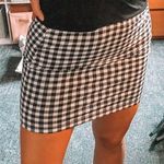 SheIn Black And White Gingham Skirt Photo 0