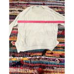 Lisa Todd Sweater Cream Loop Knit Sleeves And Pockets Size S 100% Cotton Photo 6