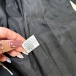 Cache  Blazer Jacket Small Abstract Print Fitted Side Laced‎ Up Brown Black Ivory Photo 3