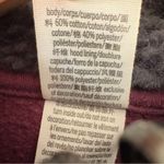 Victoria's Secret PINK  Burgundy Full Zip Hoodie Sequin Dog Fleece Hood Jacket XS Photo 9