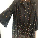 Old Navy  Bell Sleeve Floral Neck Tie Shift Dress Medium Photo 5