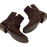 UGG  Fabrizia Buckle Biker Boots Ankle Boots 7.5 Dark Brown 1001661 Photo 9