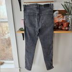 Madewell  Black Acid Wash 10” High Rise Skinny Jeans Size 28 Photo 2