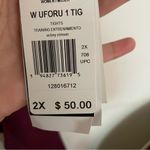 Adidas NWT Plus Size  x Zoe Saldana U for U High-Waisted Leggings Sz 2X Photo 5