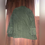 Free People Double-Breasted Chenille long Blazer military boho fall casual $189 Photo 7