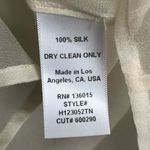 Naven  sheer button down color block silk blouse Photo 5