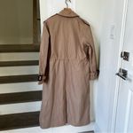 Maeve NWT Anthropologie Cinched-Waist Trench Coat in Khaki Photo 5