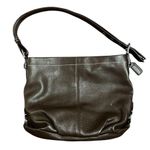 Coach  brown leather hobo bag with light purple interior! Photo 0