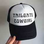 Cowgirl Trucker Hat Black Photo 0