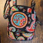 Vera Bradley  Paisley Multicolored Crossbody with Long Strap Zippered Pou… Photo 0