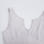 Free People Ribbed Sleeveless Open Neckline Sports Bra Photo 3