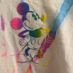 Disney  Mickey Mouse Florida Rainbow Tie Dye Spirit Jersey for Adults - size L Photo 4