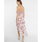 EXPRESS Floral Halter Dress W/ Ruffles NWT Photo 1