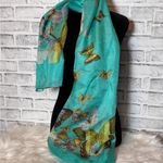 Mulberry Butterfly Print Women's Scarf, pictures don’t do it justice beautiful piece Photo 3