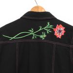 Bob Mackie Vintage Wearable Art Embroidered Shacket Western Floral 80s Size M Photo 10