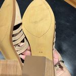 Caslon NWOT Nude Neutral Cutouts Breatheable All LEATHER Laser perforated Cutoffs Ankle Booties Photo 9