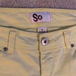 SO Light Buttercup yellow fun boho jeans Photo 2