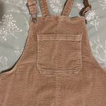 Tinseltown Light Tan Corduroy Overall Mini Dress Sz M Photo 4