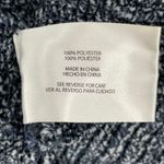 Orvis  Chenille Sweater Steel Gray Blue Relaxed Soft Cozy V-Neck Shiny Size M Photo 5