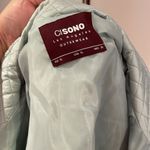 Ci Sono Quilted Women's Jacket in Light Sage Green Size XL Photo 3