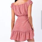 Princess Polly  The Coopers Mauve Pink Polka Dot Mini Dress Size 2 Photo 2