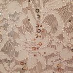 💕MARINA💕 Scalloped Sequined Lace Sheath Dress ~ Blush Medium M NWT Photo 10