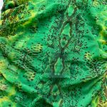 International concepts green snakeskin top Photo 1