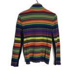 Lauren Ralph Lauren sporty colorful lightweight zip up cotton jacket size large Photo 12