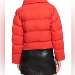 Avec Les Filles Envelope Collar Short Puffer Coat in Red, Size XL NEW w/Tag Photo 1