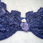Victoria's Secret Vintage! Victoria’s Secret Navy Blue Lace Bra! Photo 1