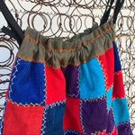 Vintage corduroy patchwork drawstring bag Photo 1