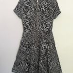Kate Spade Ponte Spot Dress Black and White Polka Dot Fit and Flare Mini 0 Photo 3