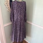 Eshakti  Dress 18 White Geometric Midi Button Front Poly Garden Photo 4