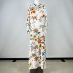 Johnny Was NWOT Ardella Silk Blend Maxi Dress/Cover up Floral Puff Sleeve Size S Photo 1