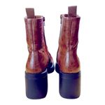 Truffle Collection sqaure toe loafer trim boots in brown croc size 8.5 Photo 7