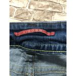 Vigoss  Jeans Knee Shorts Capris Blue Denim Women's Size 5 Flap Back Pockets Photo 2