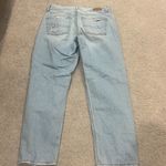 American Eagle light wash ripped jeans size 6R Photo 1