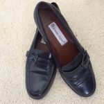 Etienne Aigner Vintage NWT IN BOX Women’s Size 8 Carver Navy Buckle Loafers Photo 1